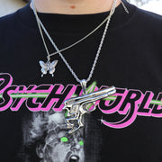 Skull Pendant + Chain