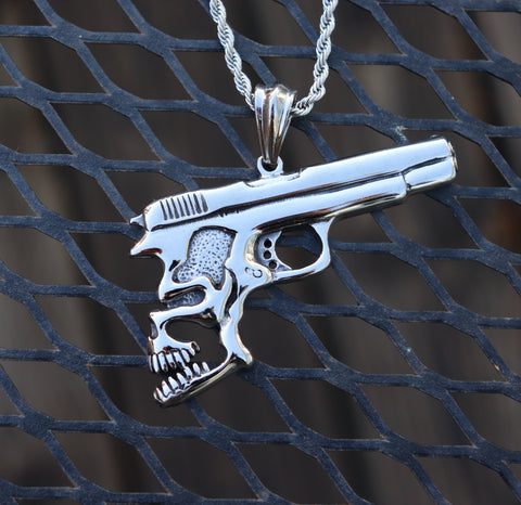Skull Pendant + Chain