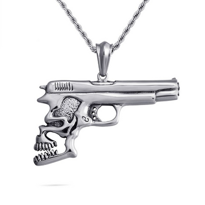 Skull Pendant + Chain